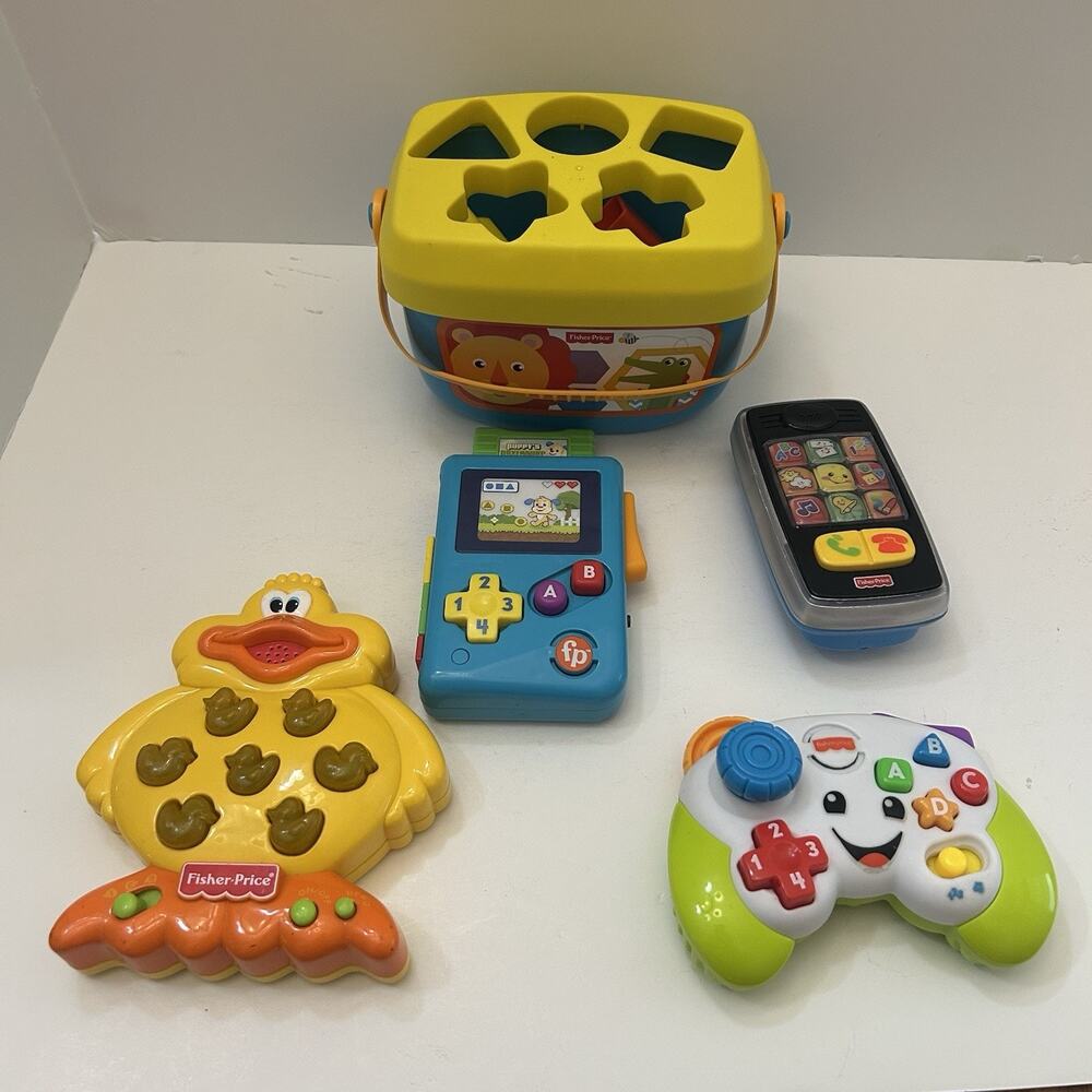 Fisher Price Baby Toddler Educational Developmental Toy Lot of 5